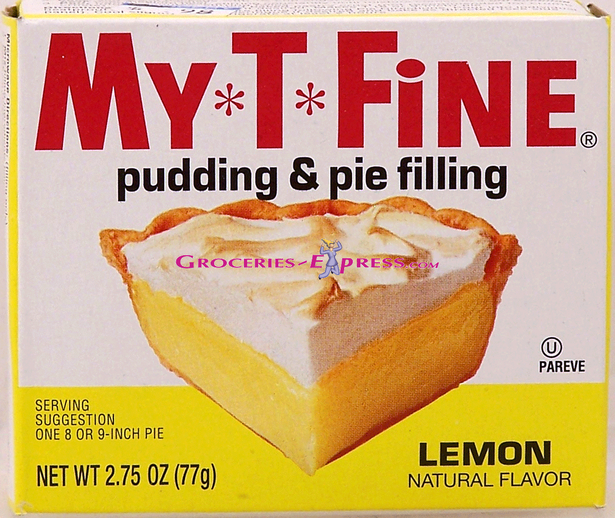 My-t-fine  lemon pudding & pie filling, one 8-9 inch pie Full-Size Picture